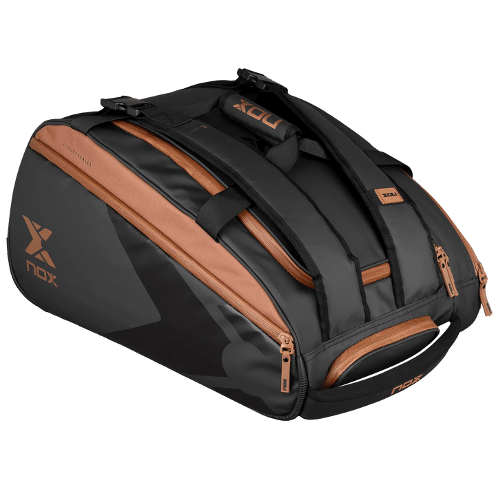 Tas Raket Padel NOX Luxury Open Series Black/Brown | Padel Bag NOX