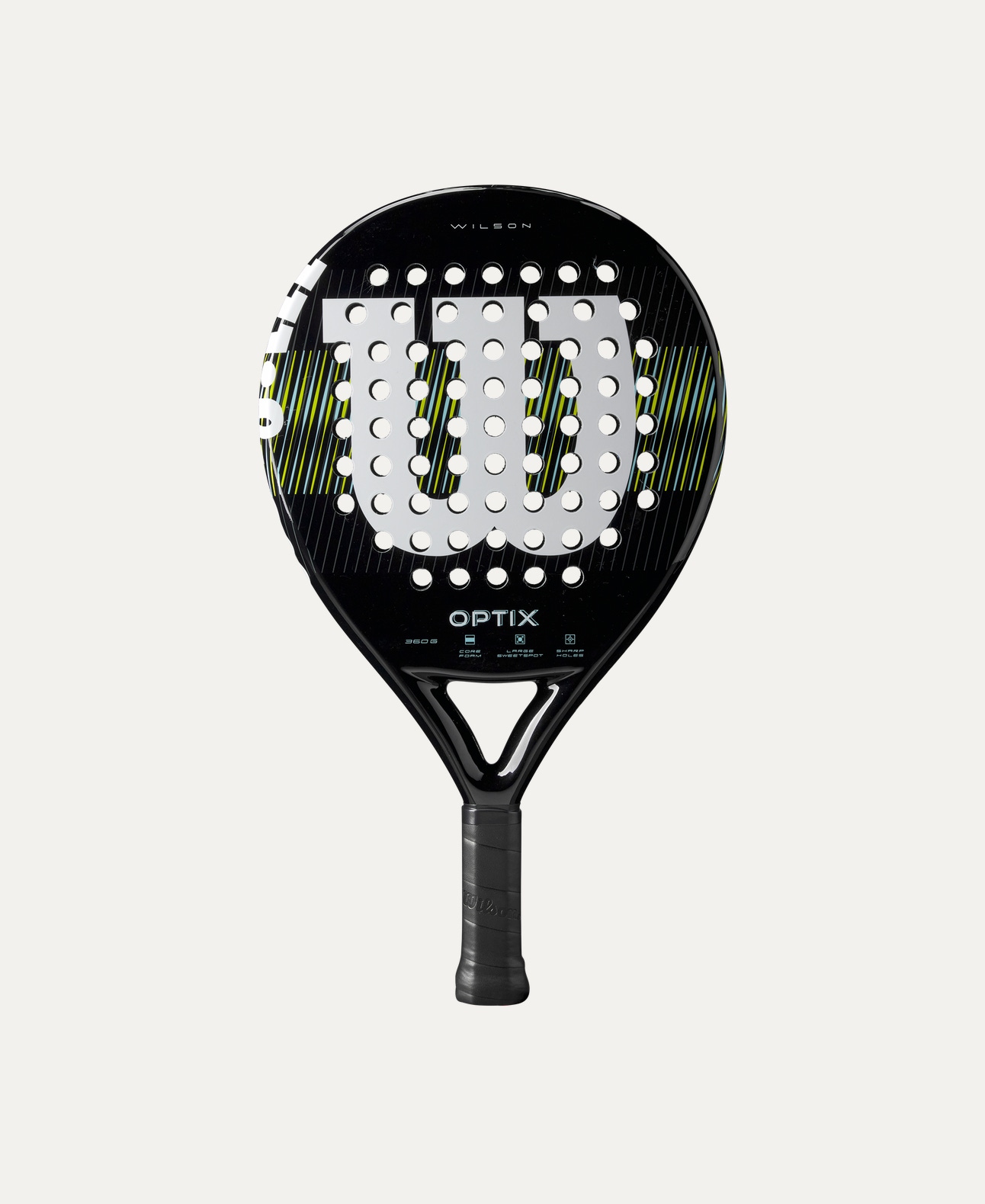 Padel Racket WILSON Optix V1 Black | Raket Padel Wilson