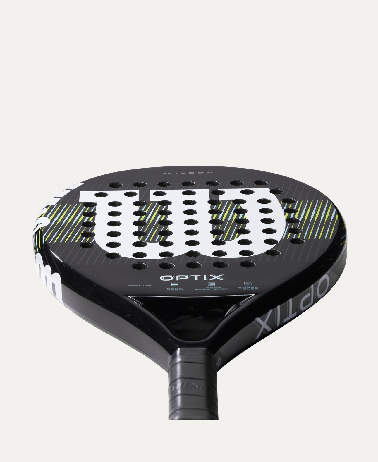 Padel Racket WILSON Optix V1 Black | Raket Padel Wilson