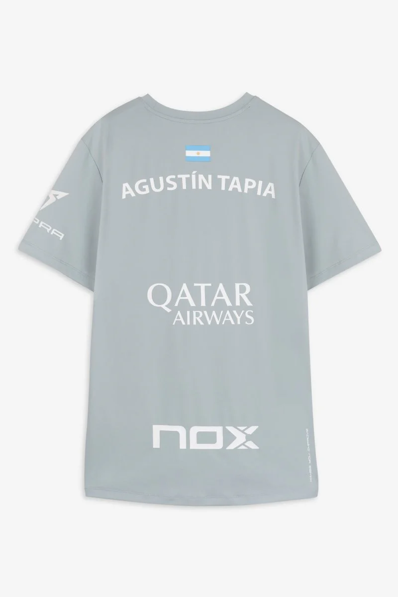 Jersey NOX Agustin Tapia | Agustin Tapia Jersey Padel - Grey