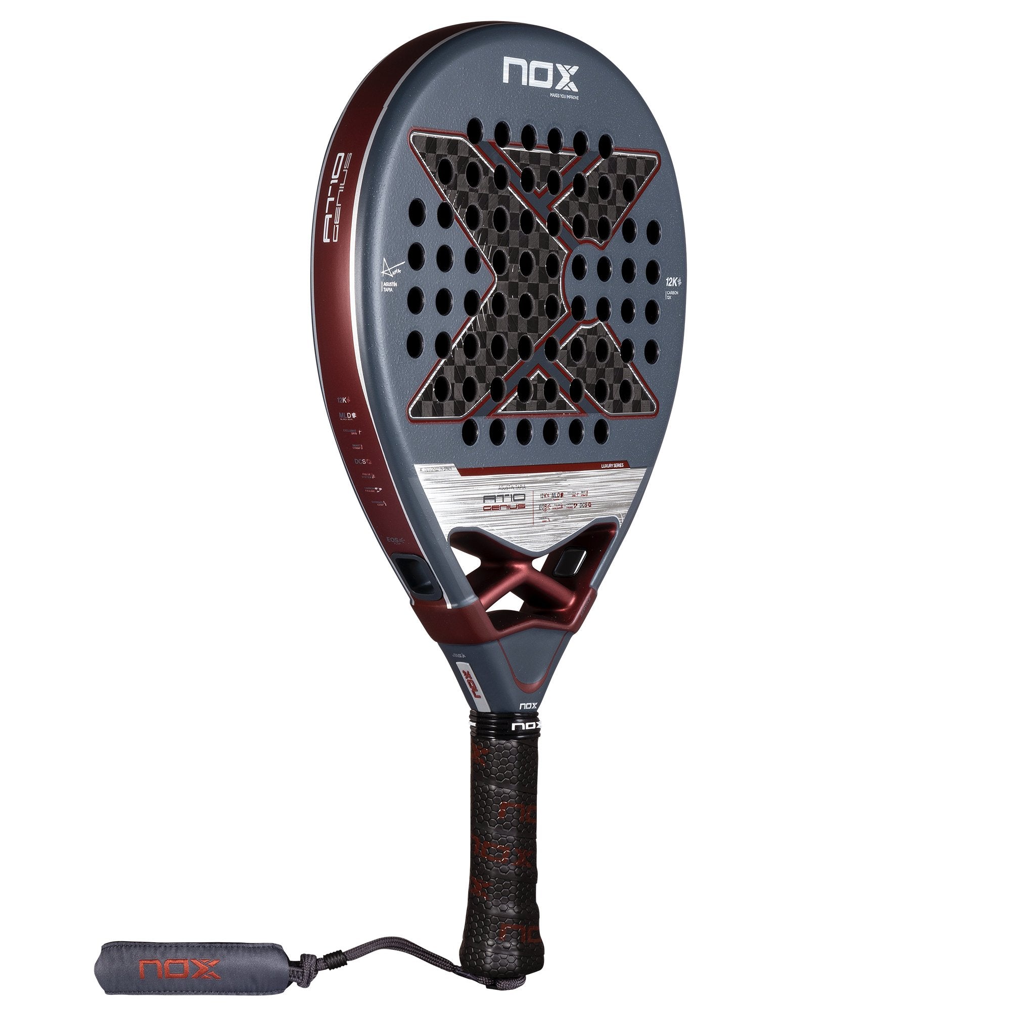 Padel Racket NOX AT10 GENIUS 12K 2025 by AGUSTIN TAPIA | Raket Padel NOX