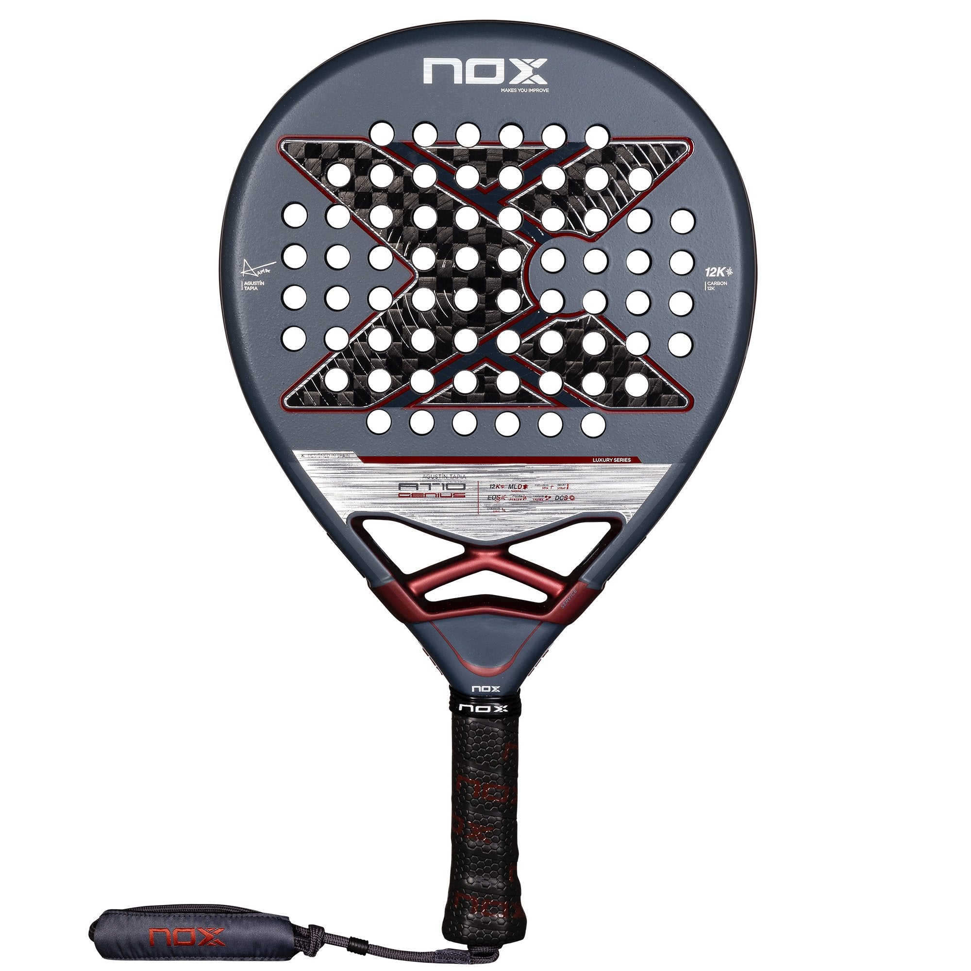 Padel Racket NOX AT10 GENIUS 12K 2025 by AGUSTIN TAPIA | Raket Padel NOX