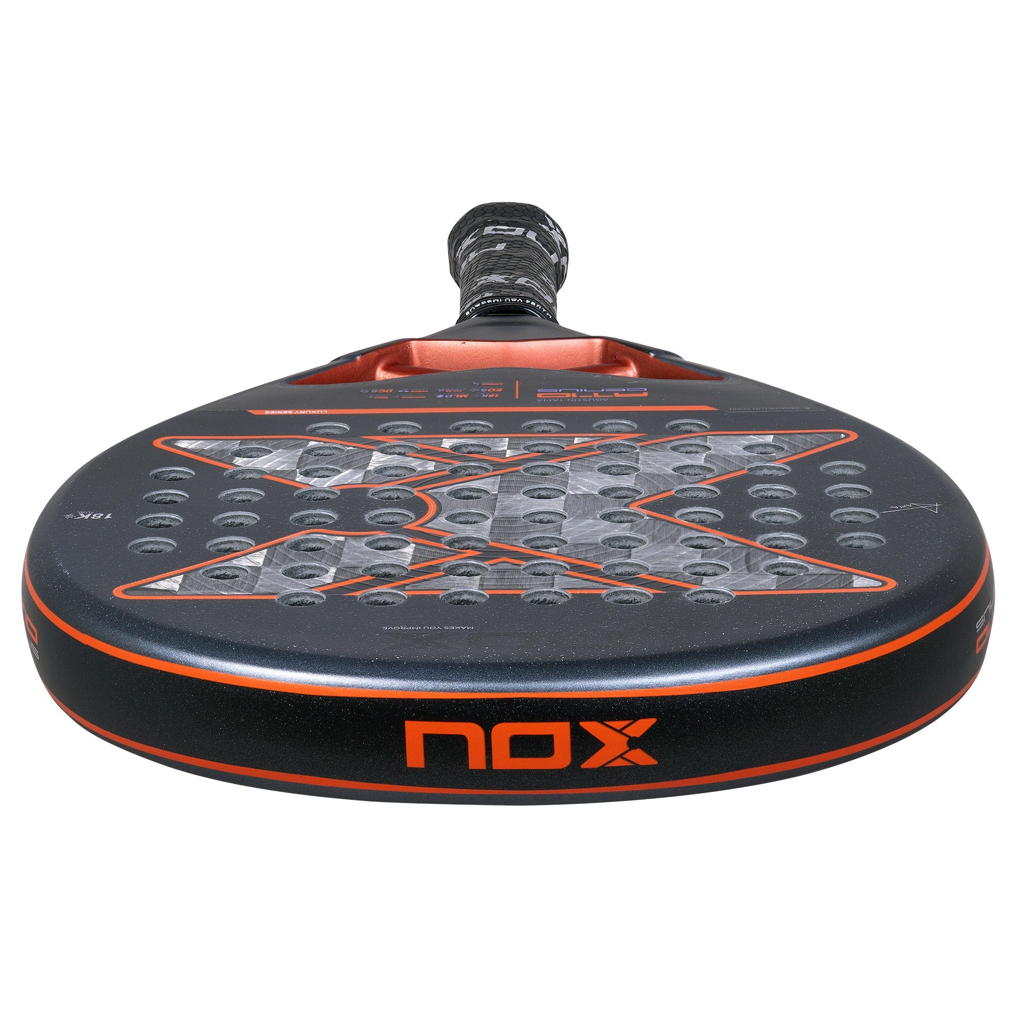 Padel Racket NOX AT10 LUXURY GENIUS 18K ALUM 2025 AGUSTIN TAPIA | Raket Padel NOX