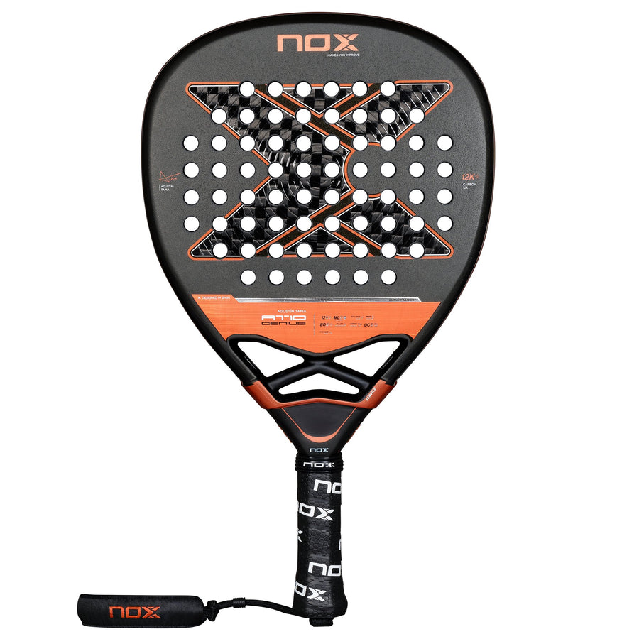 Padel Racket NOX AT10 LUXURY GENIUS ATTACK 12K ALUM 2025 AGUSTIN TAPIA | Raket Padel NOX
