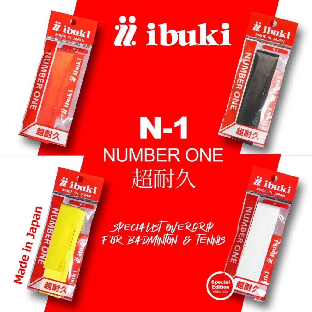 Grip Badminton IBUKI NUMBER ONE Original | IBUKI N1| No1| Grip Padel Tennis