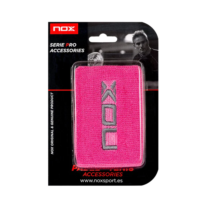 Wristband NOX | Wrist Band Padel - Pink/White