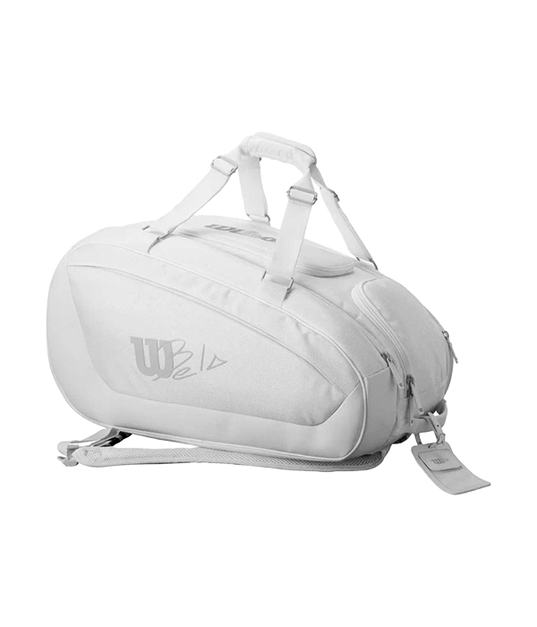 Tas Raket Padel WILSON Bela Super Tour White | Padel Bag WILSON
