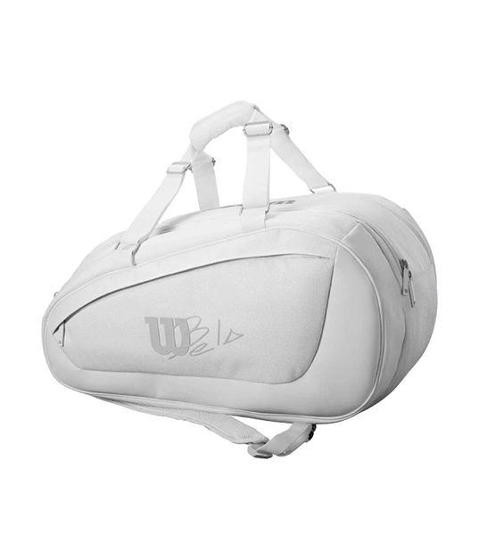 Tas Raket Padel WILSON Bela Super Tour White | Padel Bag WILSON